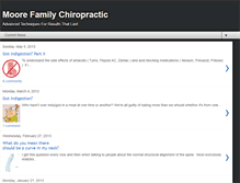 Tablet Screenshot of moorefamilychiropractic.com